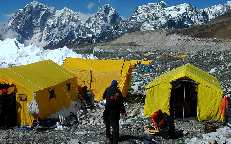 Mount Kailash with Everest base camp