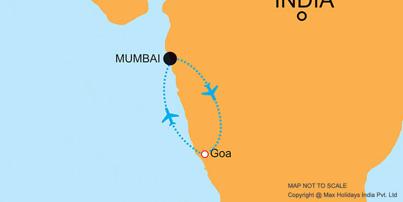 Goa Carnival Tour Map